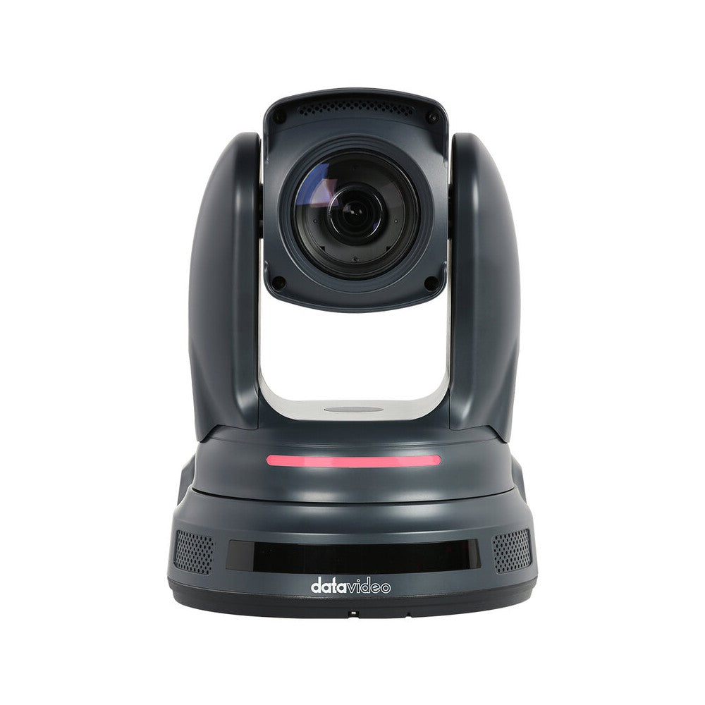 Cámara PTZ 4K de Datavideo con IA, zoom óptico 30x, seguimiento automático, múltiples opciones de salida, NDI | HX3, conectividad avanzada,