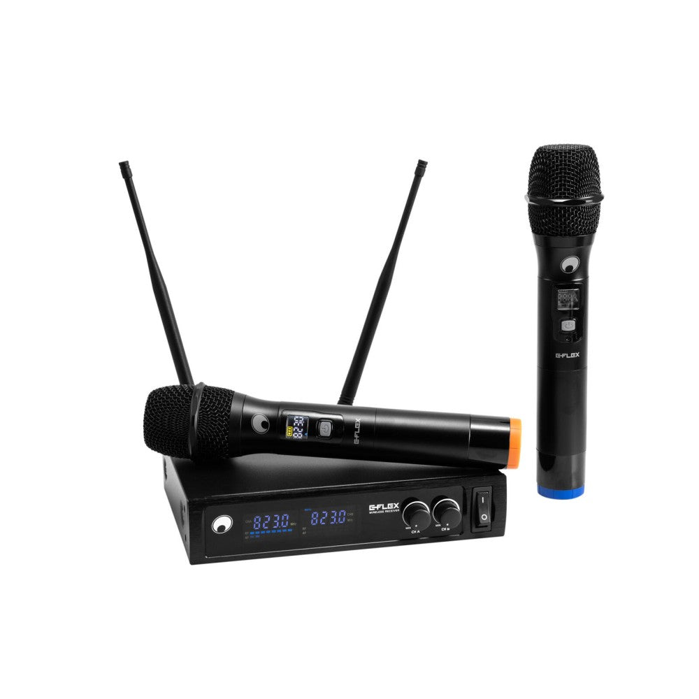 OMNITRONIC UHF E-FLEX 2, Wireless Mic System 823-832/863-865 MHz