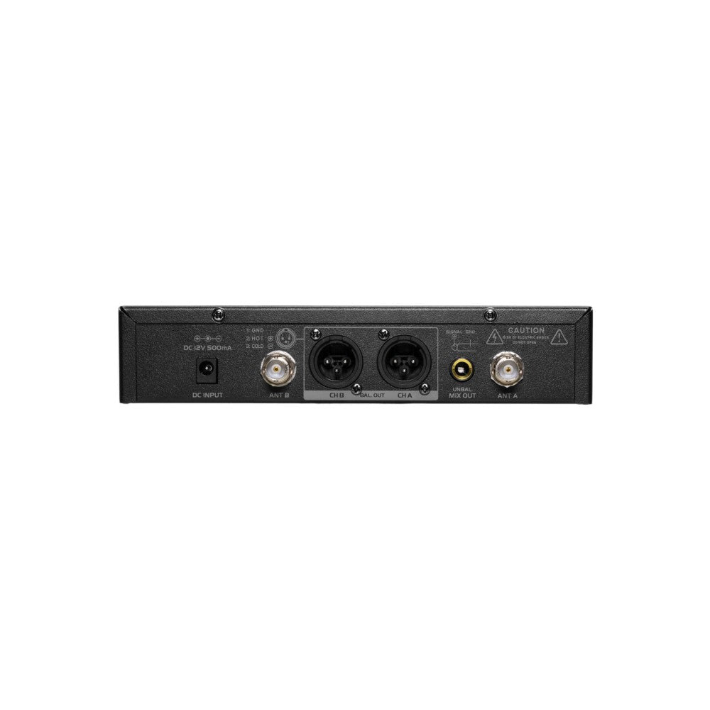 OMNITRONIC UHF E-FLEX 2, sistema de micrófono inalámbrico 823-832/863-865 MHz