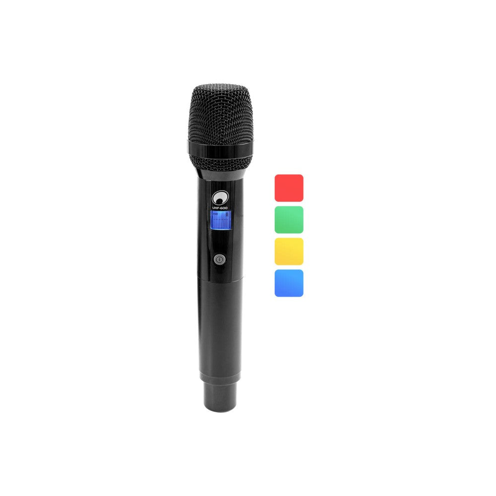 Sistema de micrófono inalámbrico OMNITRONIC UHF-601 de 1 canal 823-832/863-865 MHz