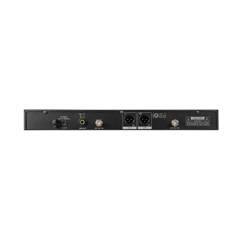 OMNITRONIC UHF-602 2-channel Wireless Mic System 823-832/863-865 MHz