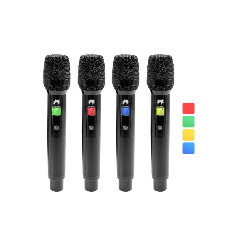 OMNITRONIC UHF-604 4-channel Wireless Mic System 823-832/863-865 MHz