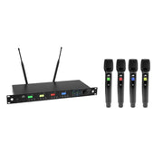OMNITRONIC UHF-604 4-channel Wireless Mic System 520-554 MHz