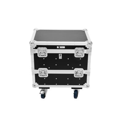 ROADINGER Flightcase 8x IP PIX Strobe RGB CW+WW with wheels