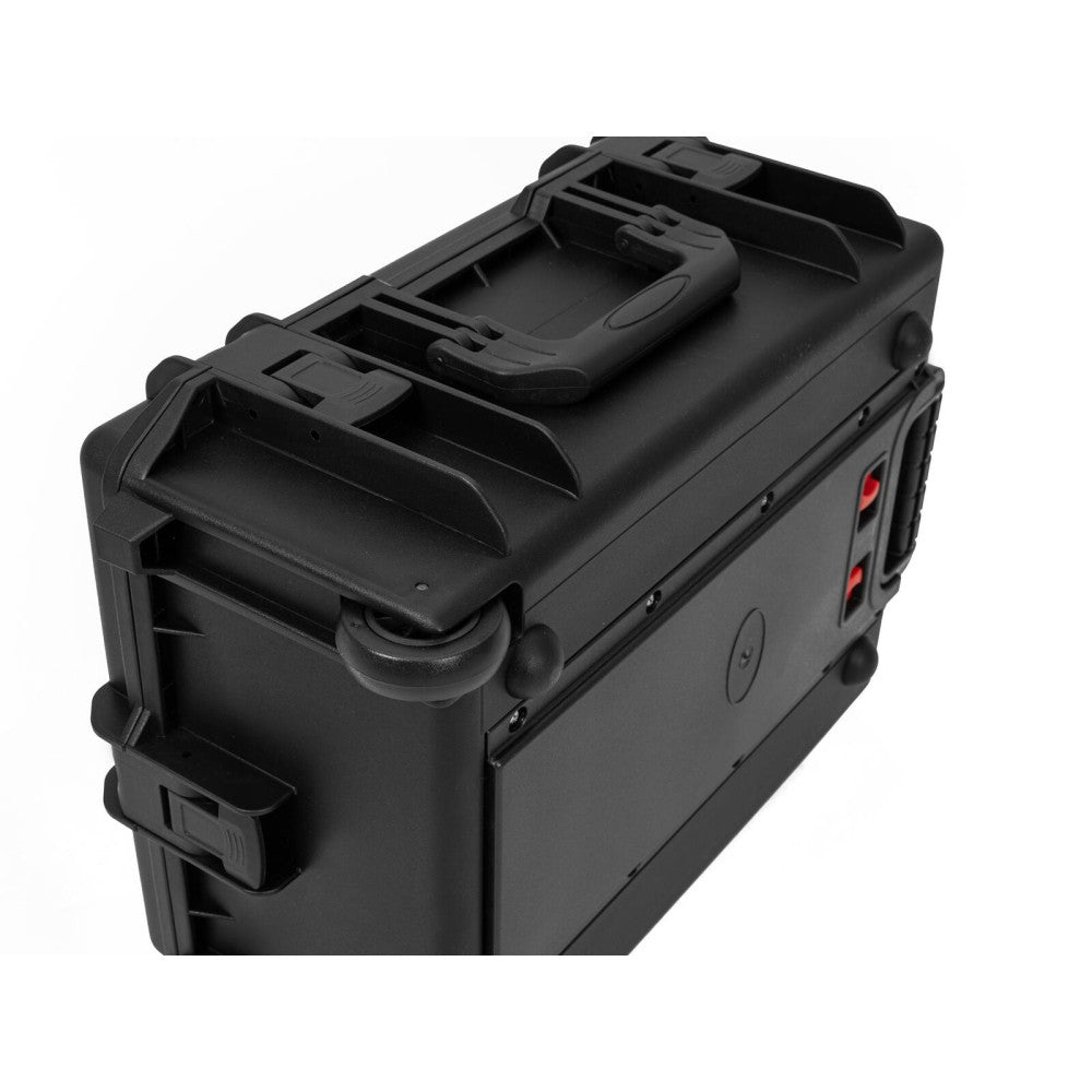 ROADINGER Plastic Case for 8x AKKU Flat Light with Trolley