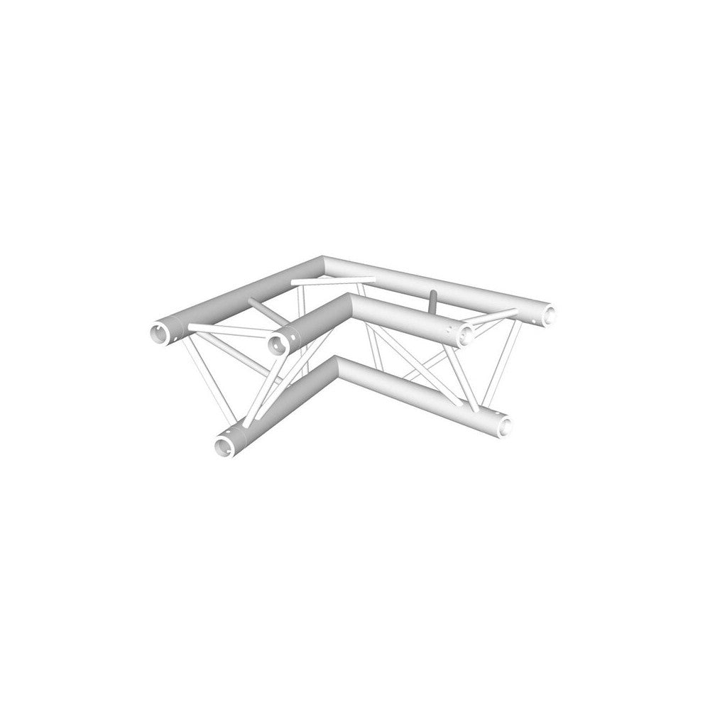 Contestage Aluminum triangular truss, 290 mm, angle 60°, 2 directions, 100 x 100 cm, white
