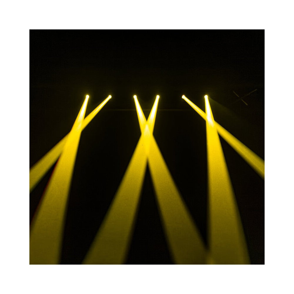 Evolite 6 x 1000 mW RGB laser bar, motorised scanning, TTL, DMX, stand-alone or music modes
