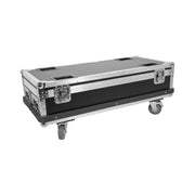 Evolite Flight case for 2 laser bars, with castors and evolite 8X500RED, 6X400RGB, 6X1000RGB compatibility