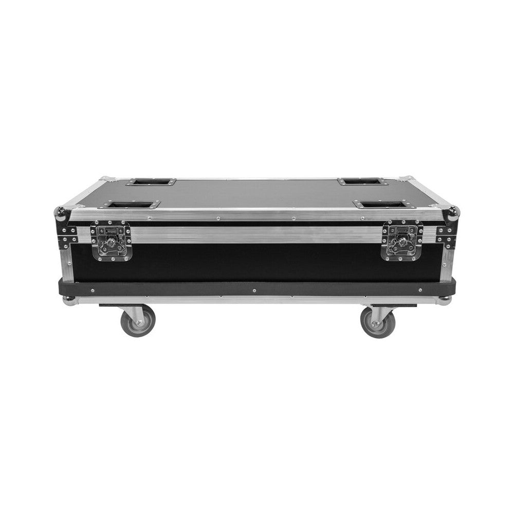 Evolite Flight case for 2 laser bars, with castors and Evolite 8X500RED, 6X400RGB, 6X1000RGB compatibility