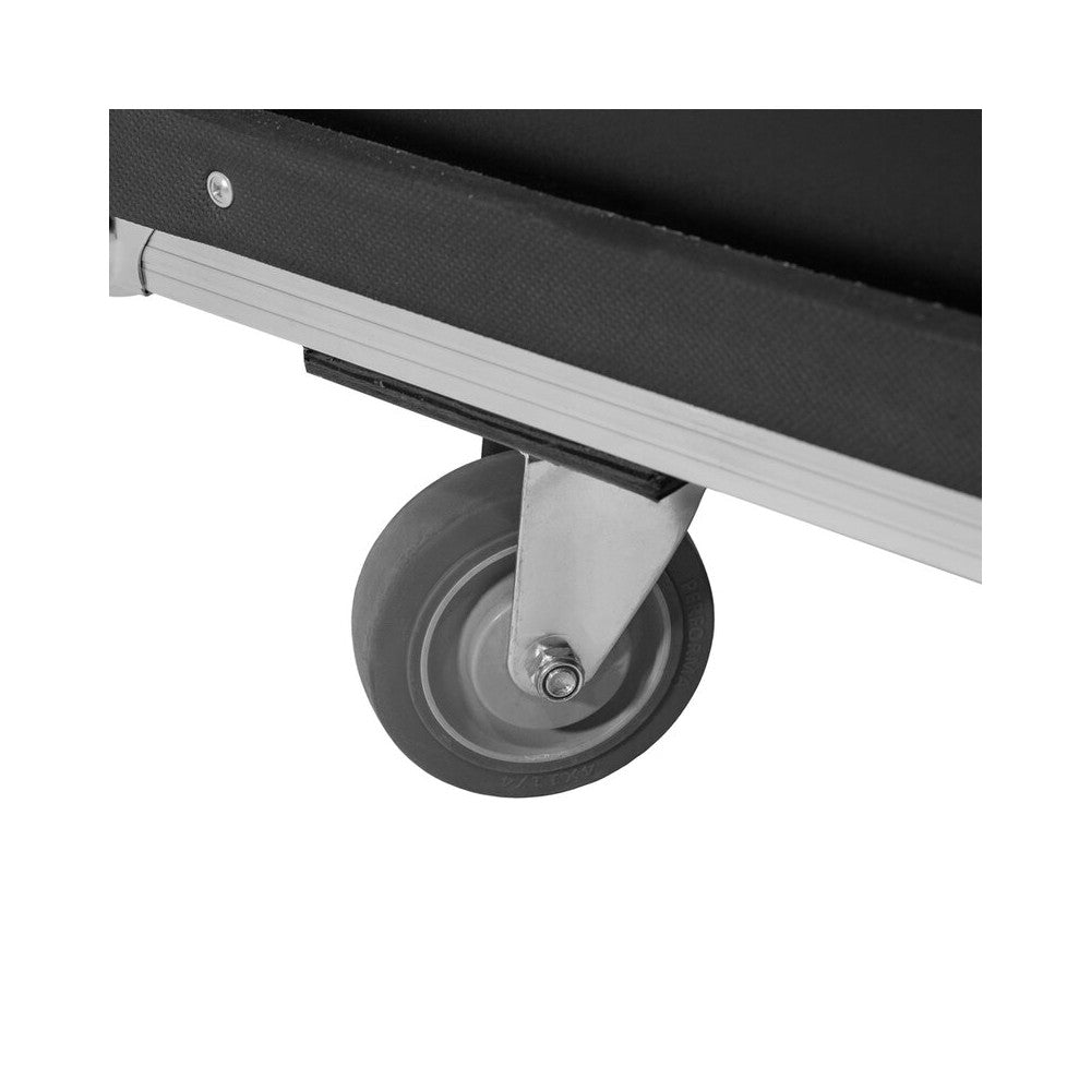Evolite Flight case for 2 laser bars, with castors and Evolite 8X500RED, 6X400RGB, 6X1000RGB compatibility