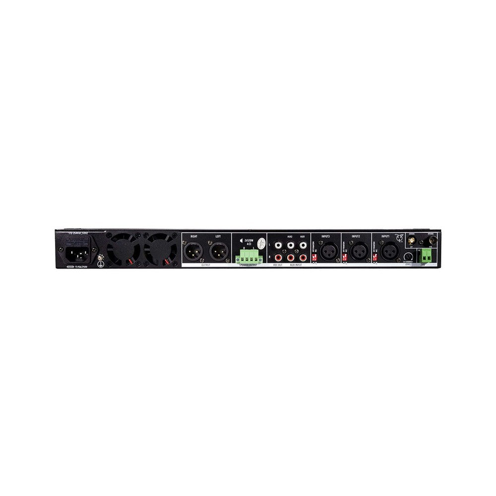 LONE AUDIO Multimedia stereo mixing amplifier, 2 x 120 W on 4 ohms, Class-D, Bluetooth and USB connectivity