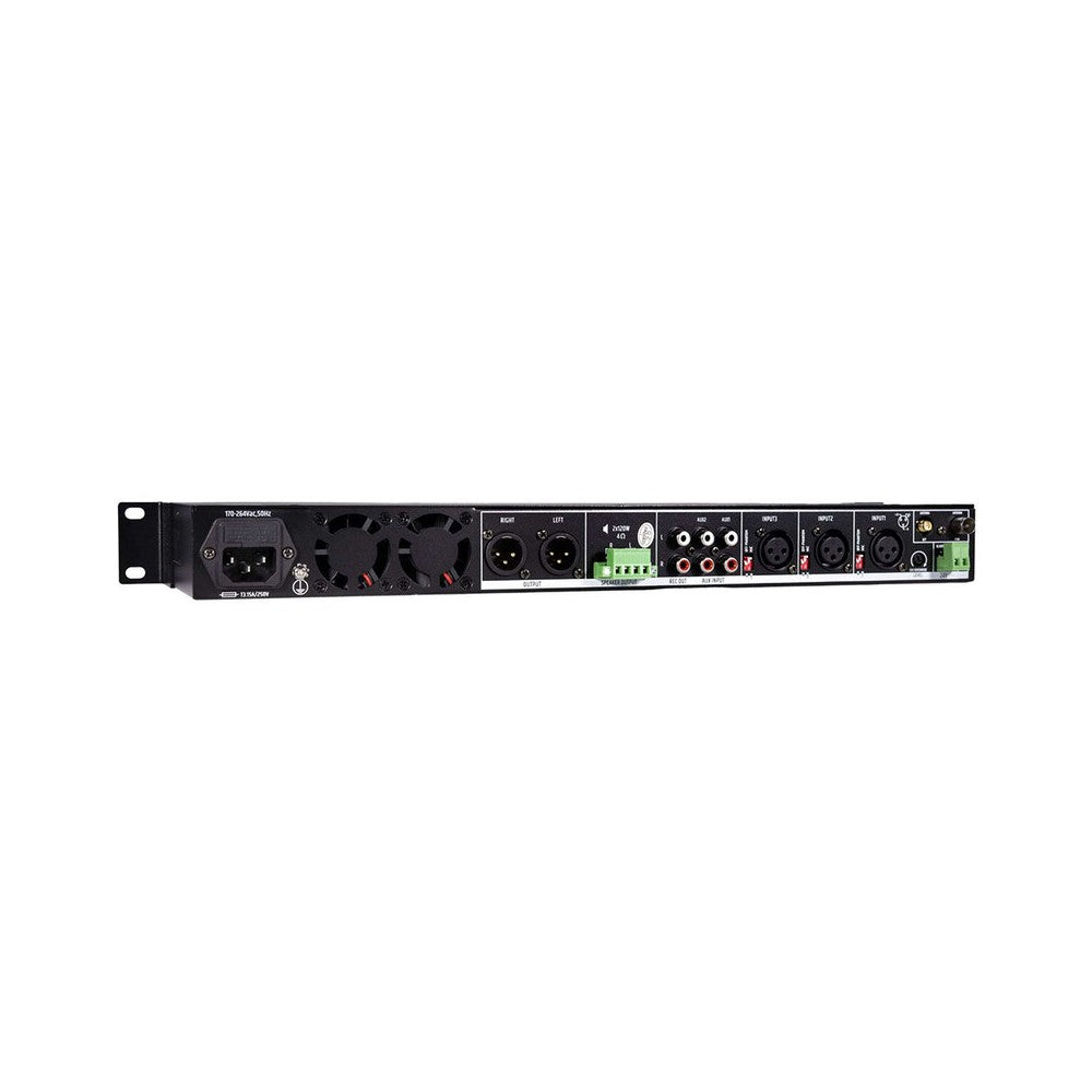 LONE AUDIO Multimedia stereo mixing amplifier, 2 x 120 W on 4 ohms, Class-D, Bluetooth and USB connectivity