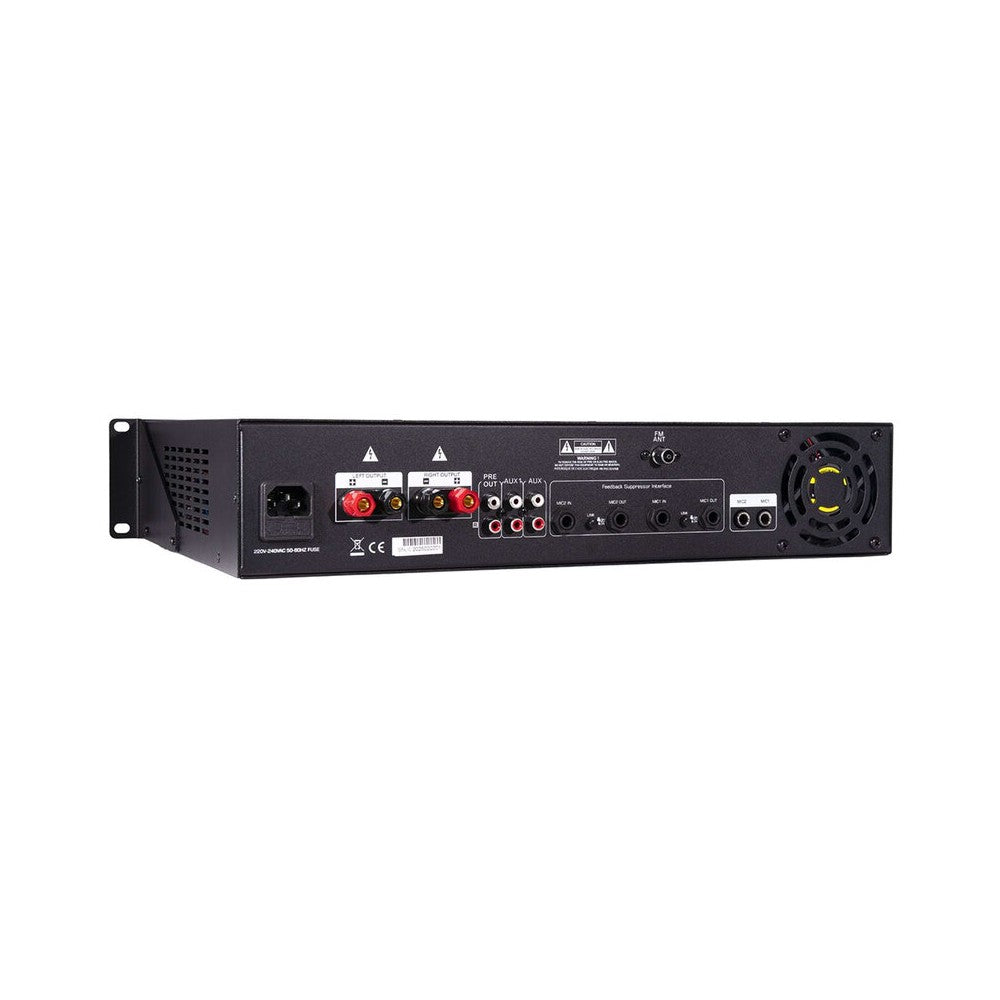 LONE AUDIO Multimedia stereo mixing amplifier, 2 x 200 W on 8 ohm
