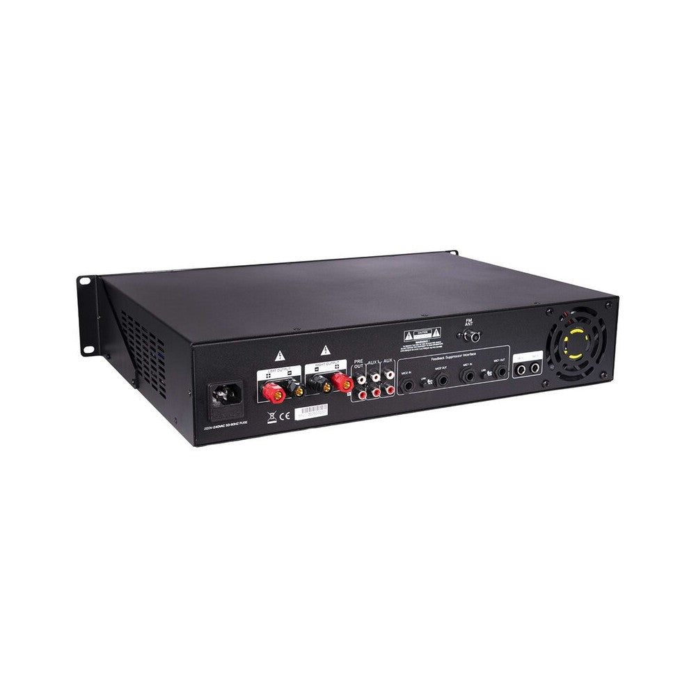 LONE AUDIO Multimedia stereo mixing amplifier, 2 x 200 W on 8 ohm