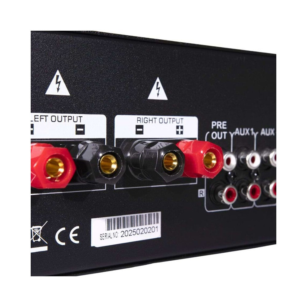 LONE AUDIO Multimedia stereo mixing amplifier, 2 x 200 W on 8 ohm