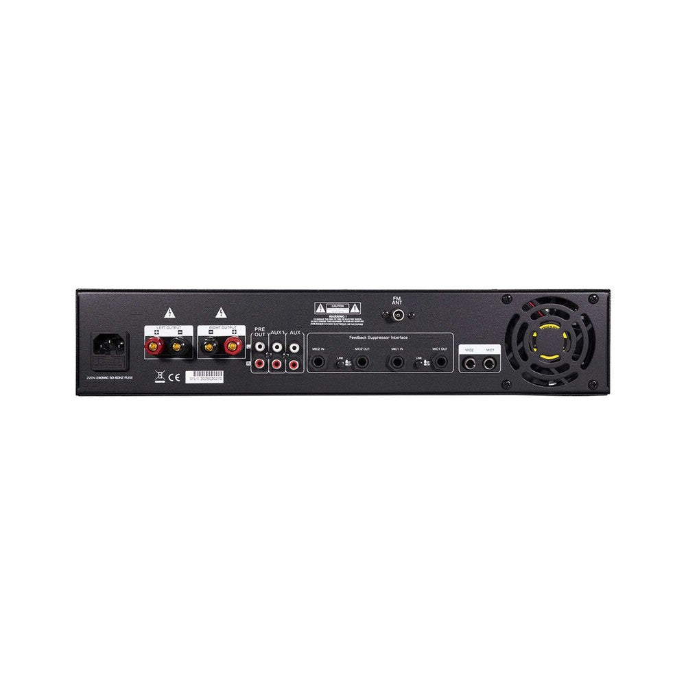 LONE AUDIO Multimedia stereo mixing amplifier, 2 x 300 W on 8 ohm