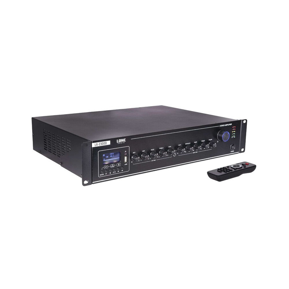 LONE AUDIO Multimedia stereo mixing amplifier, 2 x 300 W on 8 ohm