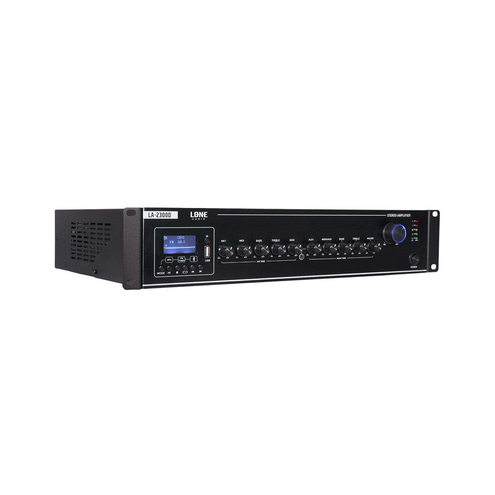 LONE AUDIO Multimedia stereo mixing amplifier, 2 x 300 W on 8 ohm