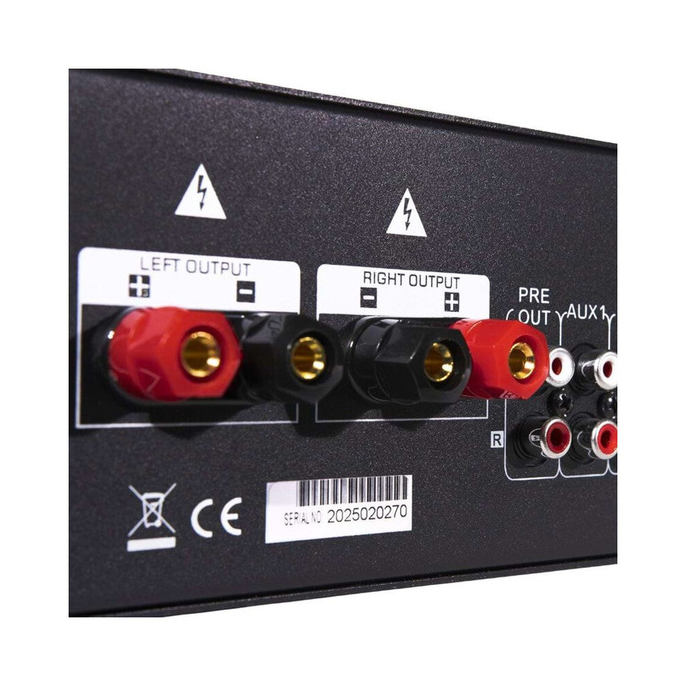 LONE AUDIO Multimedia stereo mixing amplifier, 2 x 300 W on 8 ohm