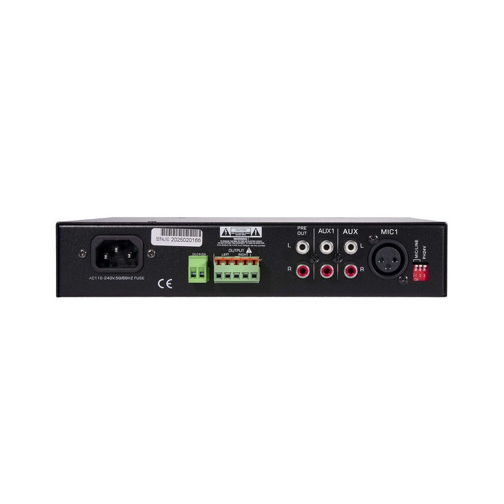 Amplificador mezclador estéreo multimedia LONE AUDIO, 2 x 50 W a 4 ohmios, sintonizador, USB y Bluetooth