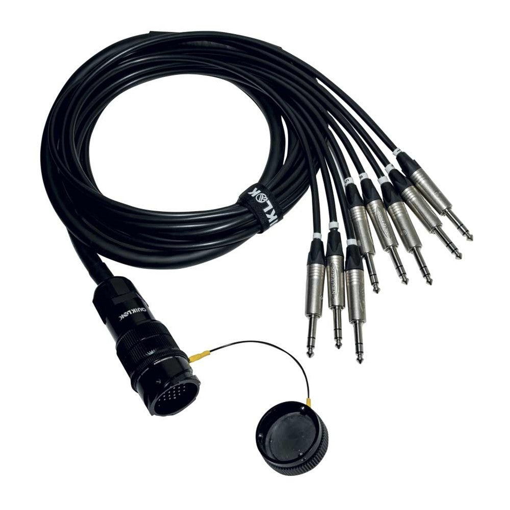 Quik Lok ITPRO/SY25M8JS-2,5 Latiguillo de 8 canales Syntax Macho Jack TRS 2,5 m