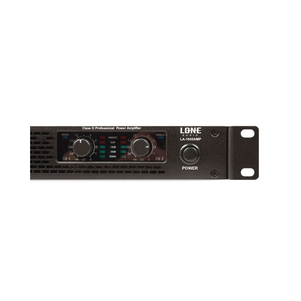 LONE AUDIO 2 x 500 W into 4 ohm Class-D main amplifier, it can operate in parallel or bridge mode