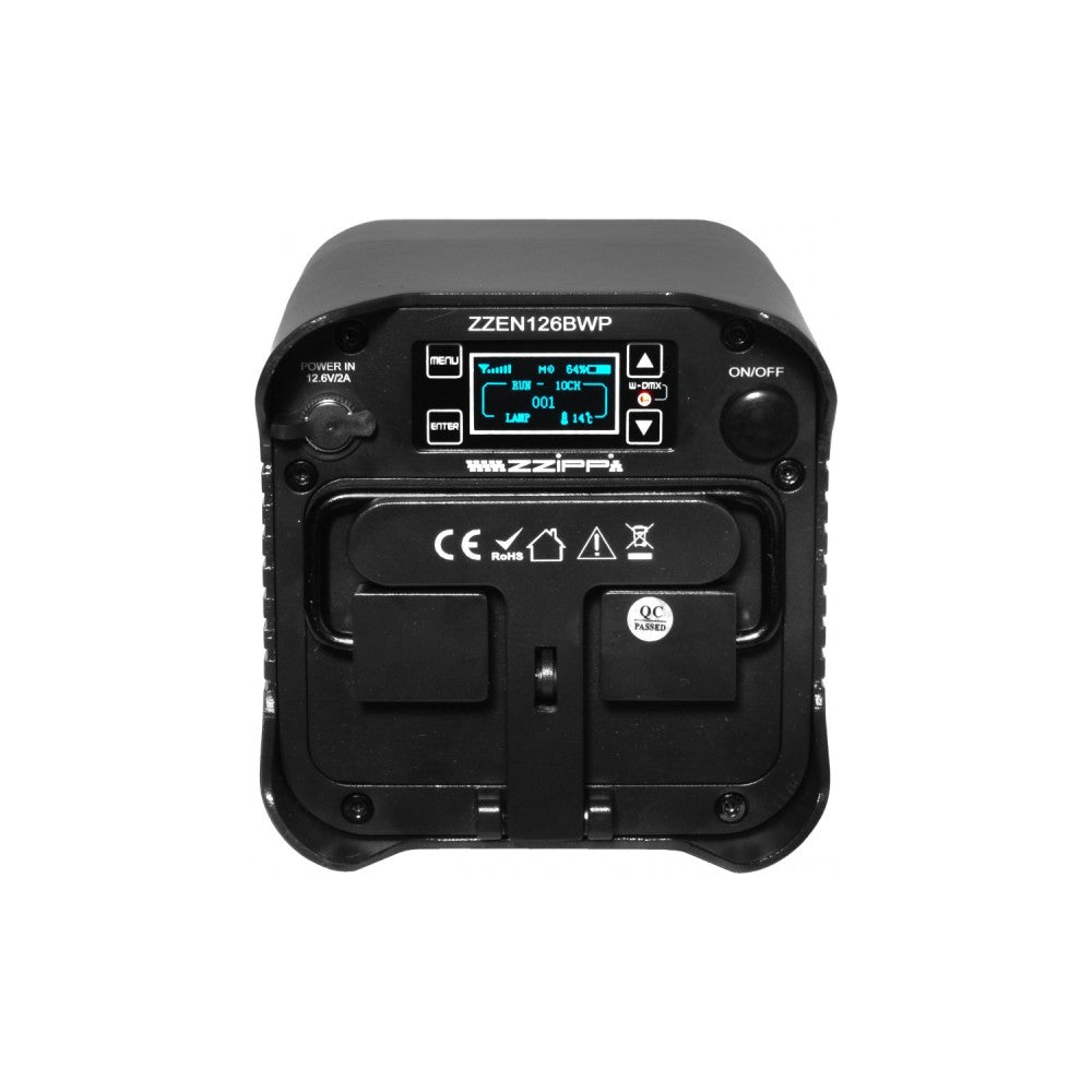 ZZIPP ZZEN126BWP Par a Batteria 6 Led X 12W led RGBWAUV IP65