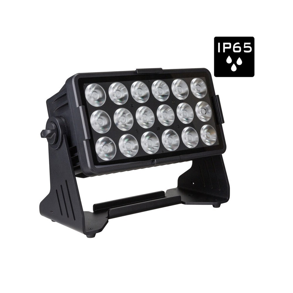 Proyector Briteq IP65 18 x 10 W RGBL ACCU + WDMX, a batería