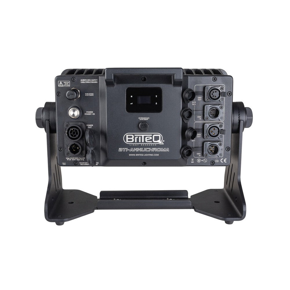 Proyector Briteq IP65 18 x 10 W RGBL ACCU + WDMX, a batería
