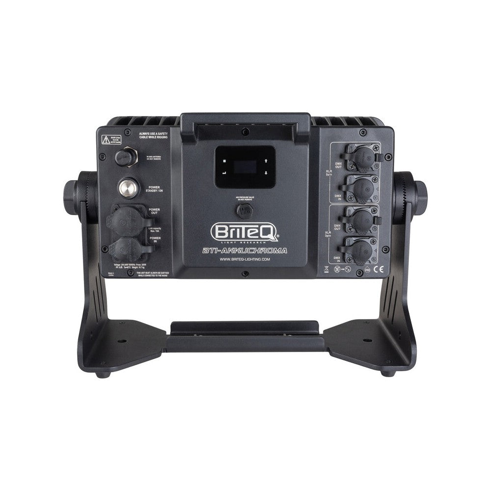 Proyector Briteq IP65 18 x 10 W RGBL ACCU + WDMX, a batería