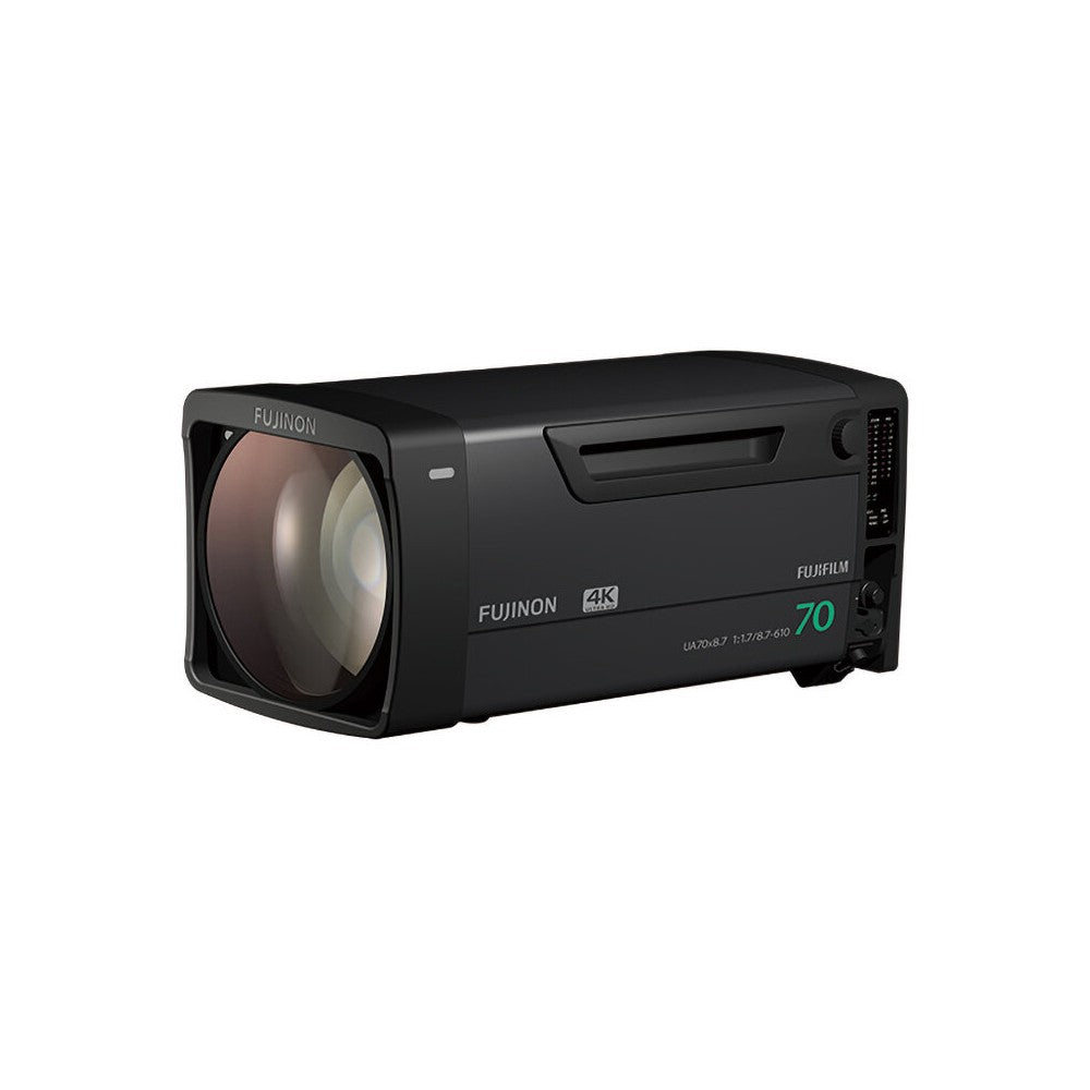 Fujifilm 4K EFP box lens, 70x zoom, 2x extender, built-in stabilizer, ARIA, RBF, 2/3" B4 mount, without trunk
