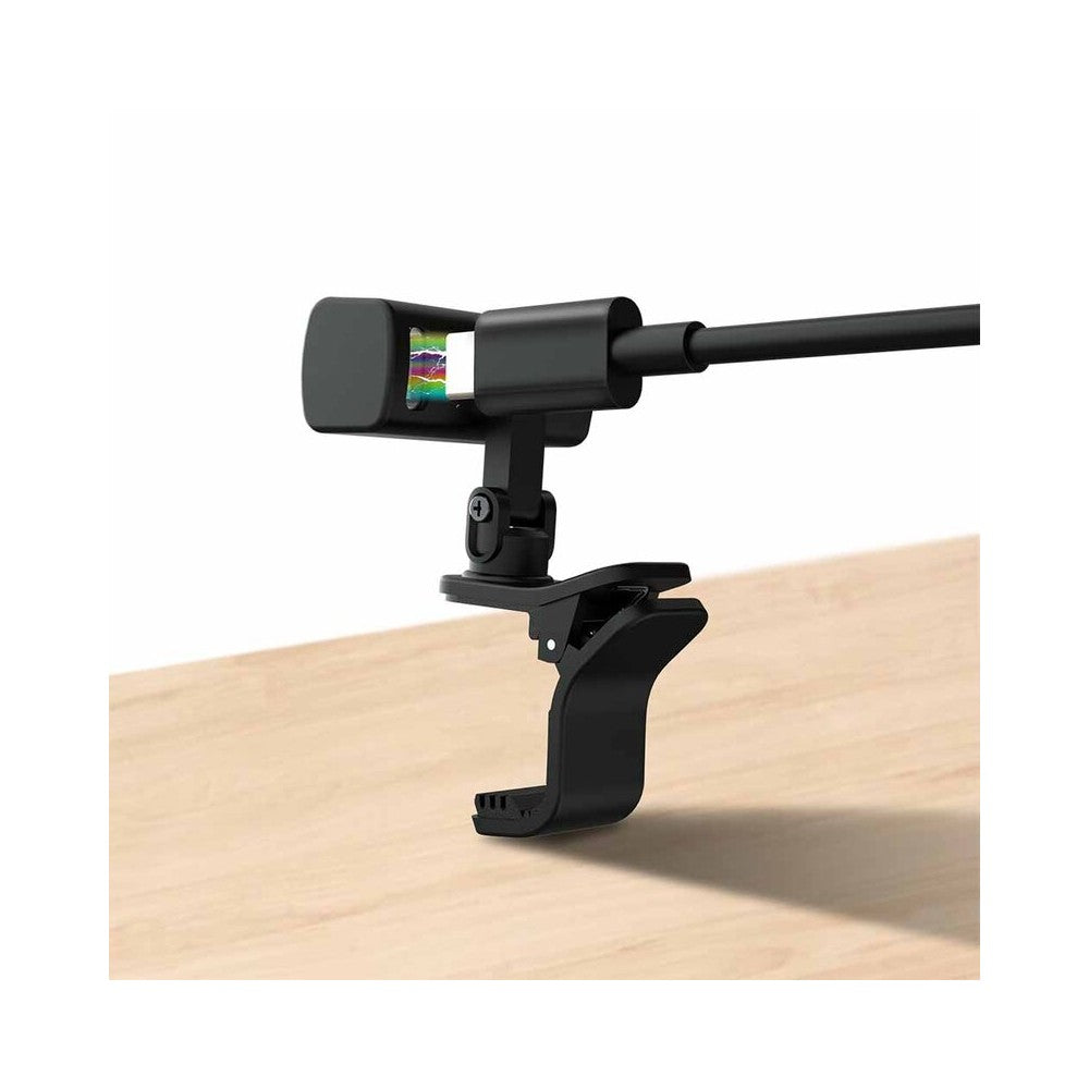 SWIFF AUDIO Miniafinador recargable, pinza giratoria de doble eje de 360°, alto brillo, calibración 410 - 490 Hz, afinación precisa