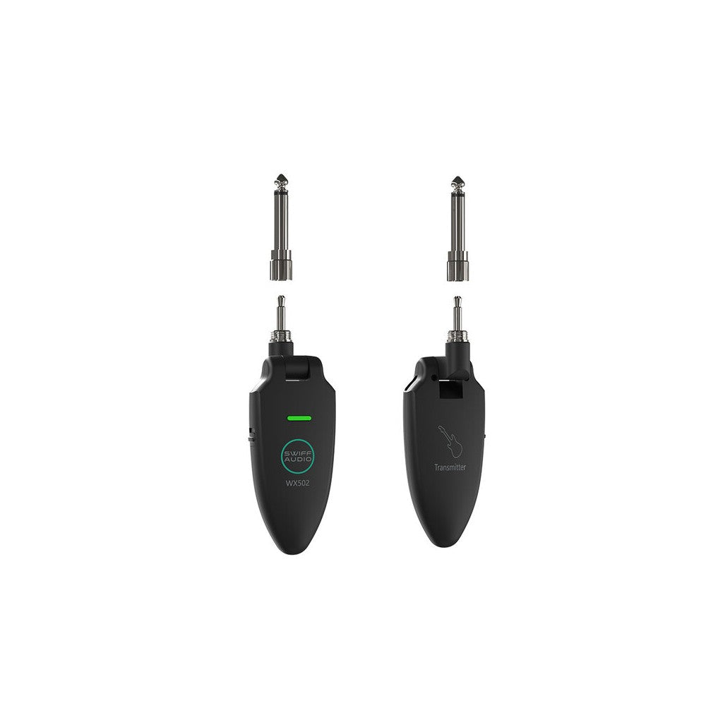 SWIFF AUDIO 5.8 GHz digital wireless systems, 1 TX + 1 RX, 6.35 mm audio jack, 30 - 50 m range, stable transmission, delay ＜2 ms