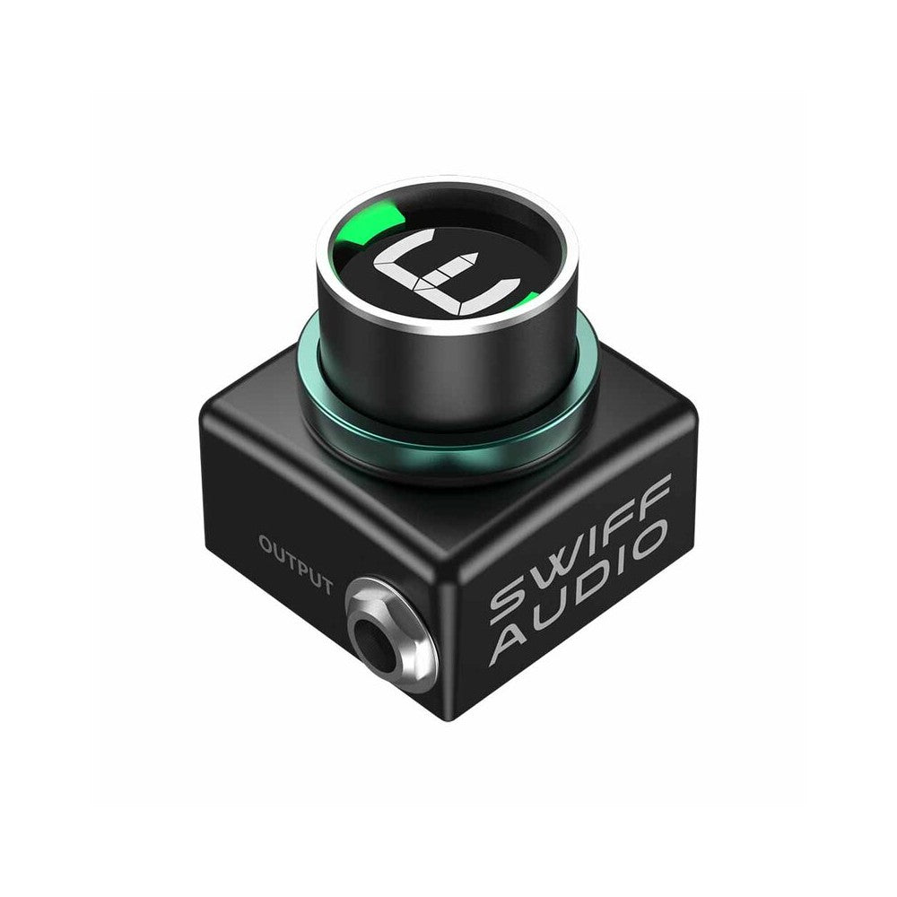 SWIFF AUDIO Smallest pedal tuner, HD LED round screen display, mute tuning, true bypass