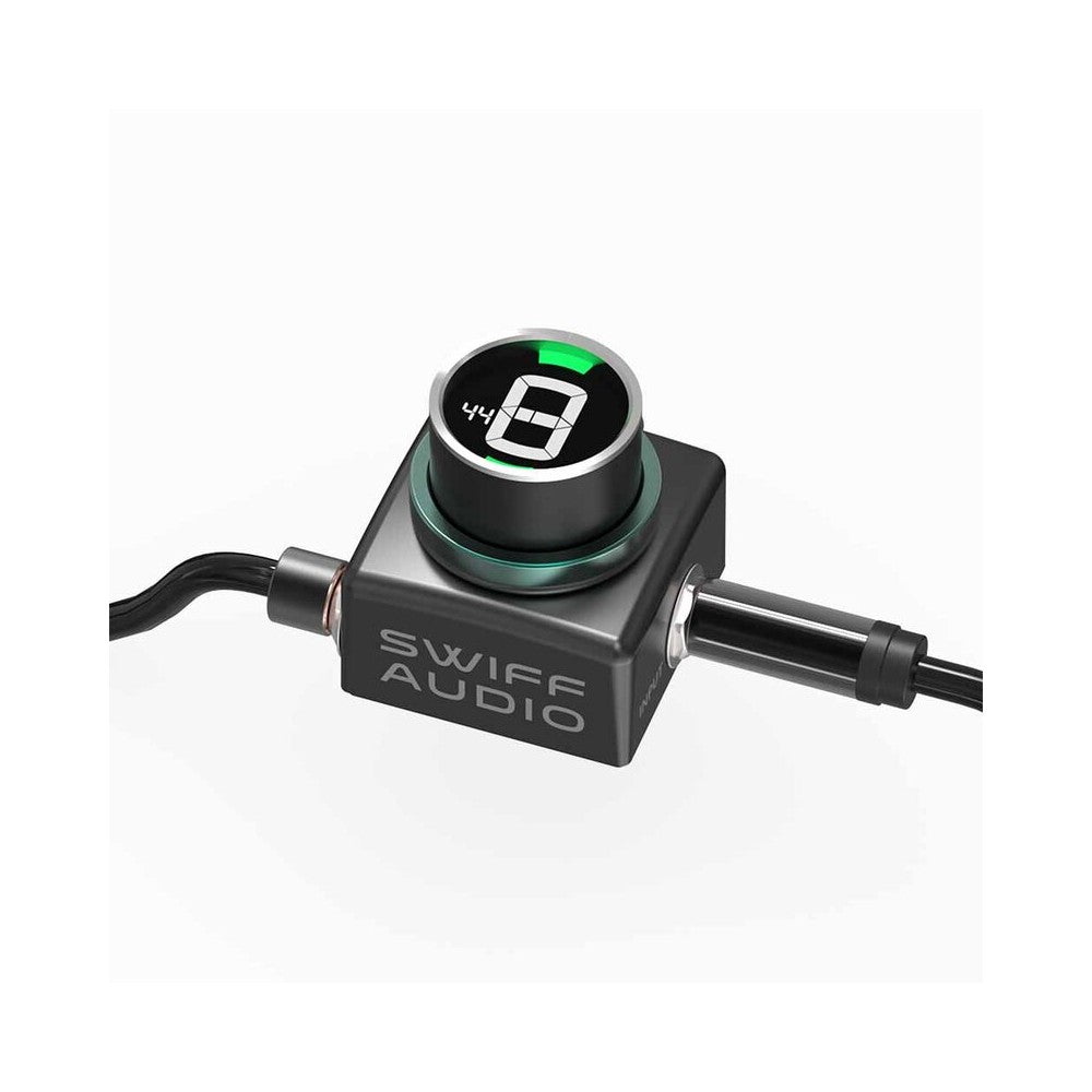 SWIFF AUDIO Smallest pedal tuner, HD LED round screen display, mute tuning, true bypass