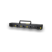 Laserworld 10 W powerful full-color Class 4 laser system, five RGB diode modules and X/Y scanners, analog color mixing, over 100