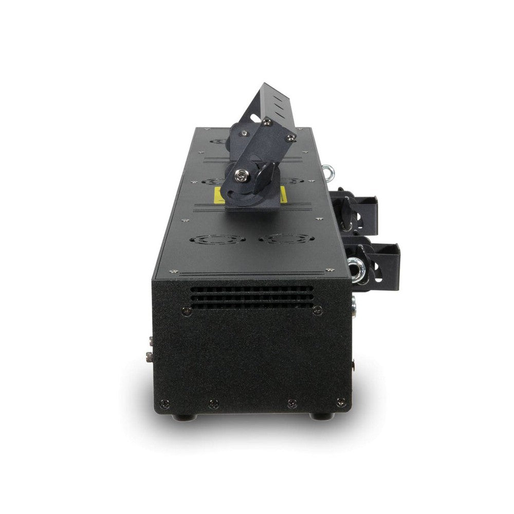 Laserworld 10 W powerful full-color Class 4 laser system, five RGB diode modules and X/Y scanners, analog color mixing, over 100