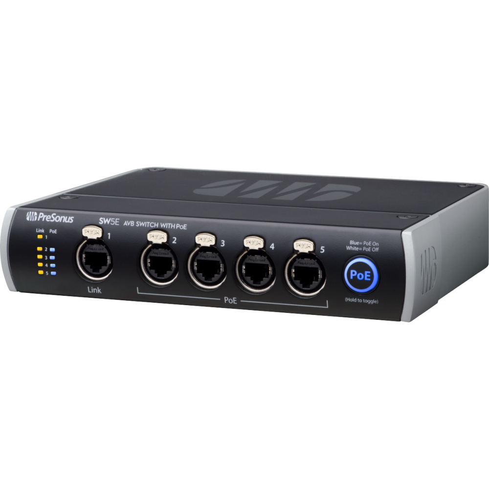PreSonus SW5E Network Switch and Bridge
