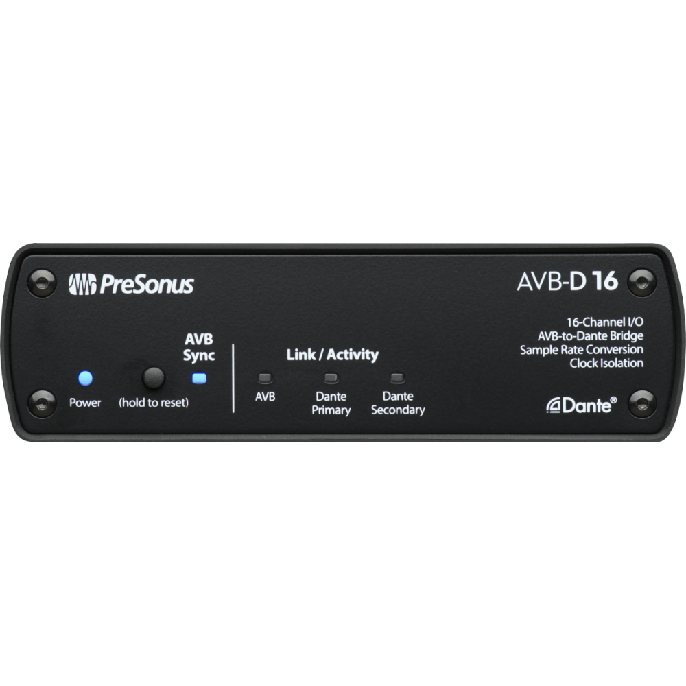 PreSonus AVB-D16 16x16 AVB-to-Dante Bridge