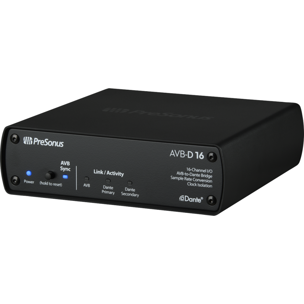PreSonus AVB-D16 16x16 AVB-to-Dante Bridge