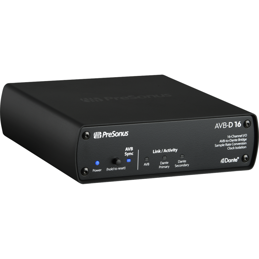 PreSonus AVB-D16 16x16 AVB-to-Dante Bridge