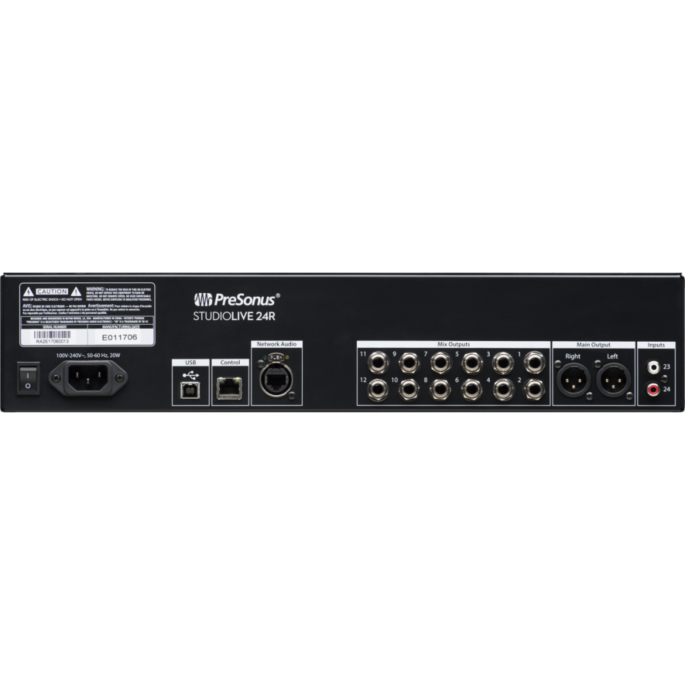 Mezclador digital en rack PreSonus StudioLive Series III 24R
