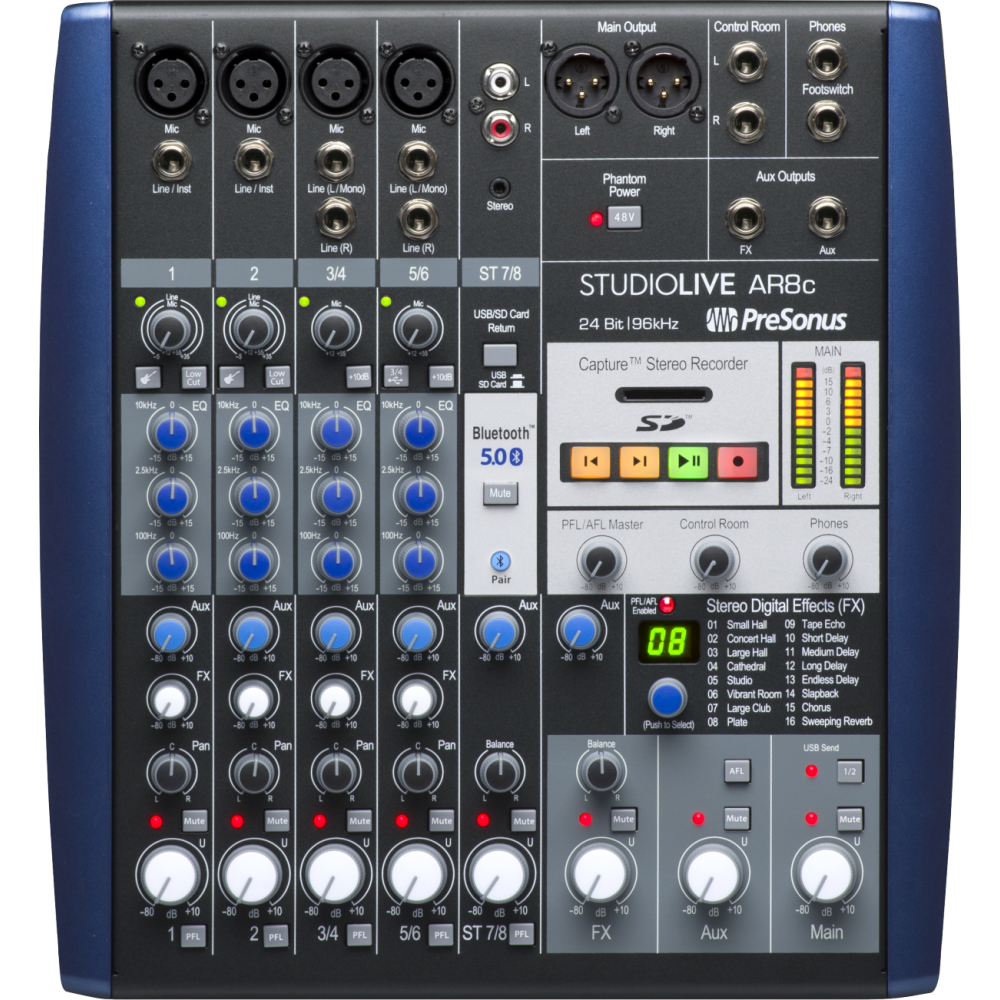 PreSonus StudioLive AR8c Analog Mixer
