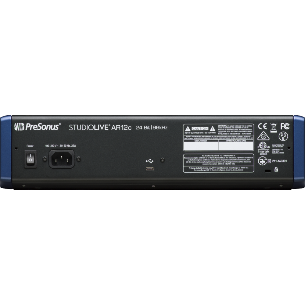 PreSonus StudioLive AR12c Analog Mixer
