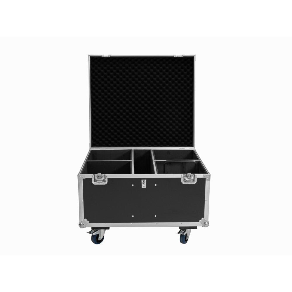 ROADINGER Flightcase 4x THA-100F MK3 with wheels