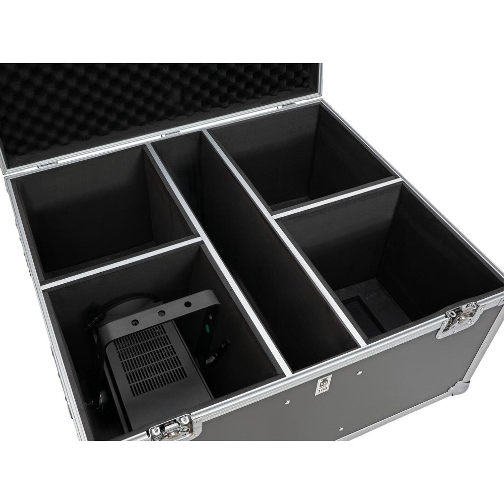 ROADINGER Flightcase 4x THA-100F MK3 with wheels