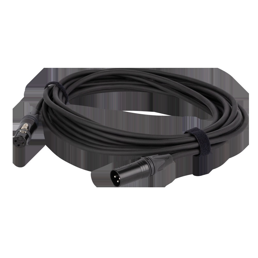 DAP FLN01 - Mic/Line Cable XLR M/F 3P Neutrik NC3-BAG Series 10 m - placcato argento