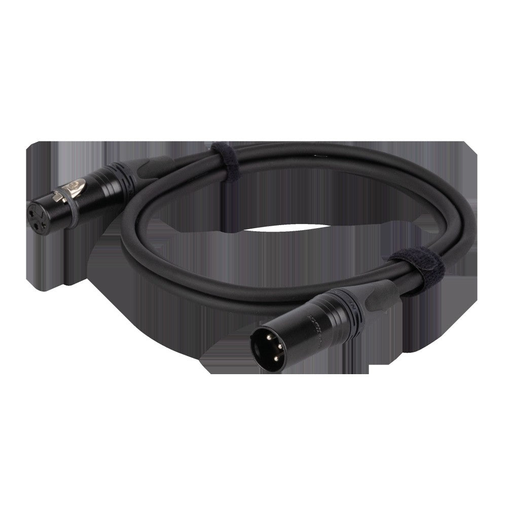 DAP FLN01 - Mic/Line Cable XLR M/F 3P Neutrik NC3-BAG Series 0,75 m - placcato argento