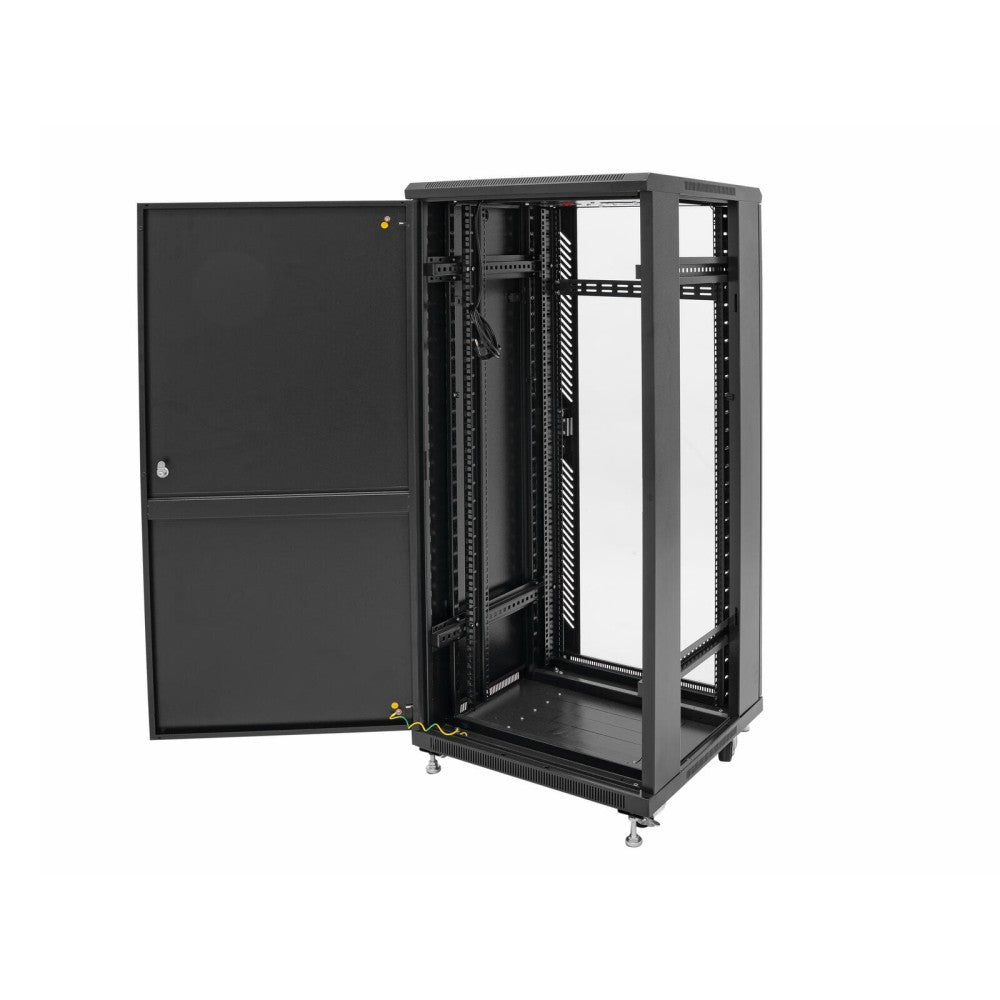 ROADINGER SSC-24 Armario de acero con puerta de cristal 24U
