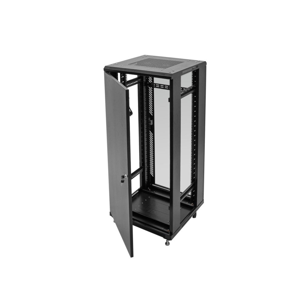 ROADINGER SSC-24 Armario de acero con puerta de cristal 24U
